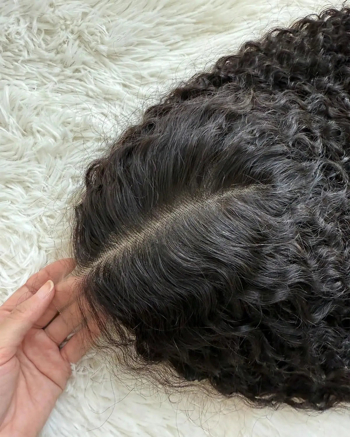 Burmese Curly Lace Front Wig – 13x4 HD Lace